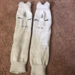 Little girls Unicorn warmers!!